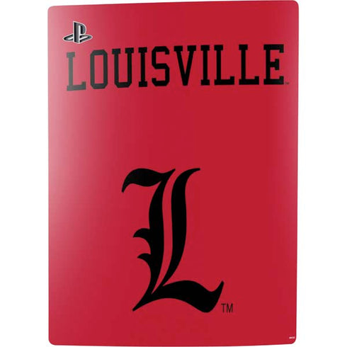 University of Louisville Cardinals PS5 Console Skin